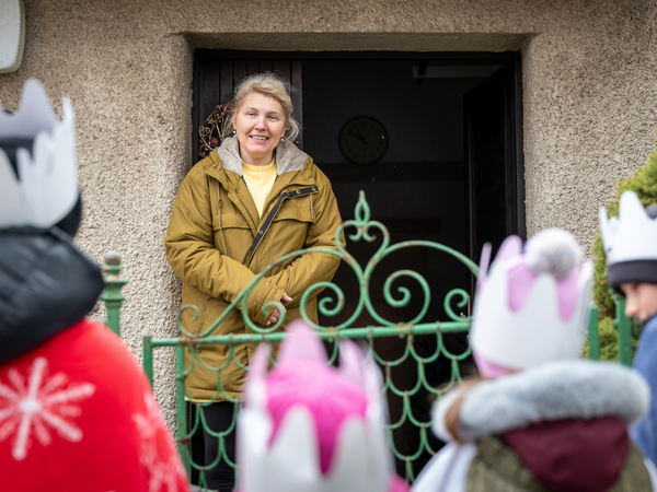 Tříkrálová sbírka 2025; snímky převzaty z fotografického spolku Člověk a Víra