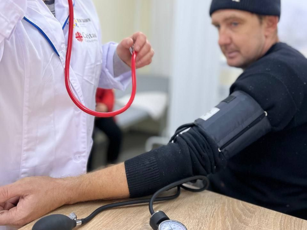 Modulární zdravotní stanice v Chersonské oblasti