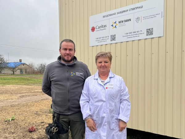 Modulární zdravotní stanice v Chersonské oblasti