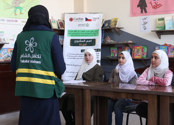 At 14, Rana from Syria plans to become a doctor. She was encouraged by a programme supporting girls and women 