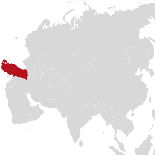 Turecko slepá mapa