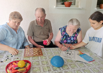 Caritas contributed to the development of home care in Moldova. Intergenerational clubs played an important role 