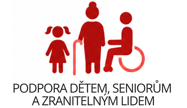 Podporu dětem, seniorům a dalším zvlášť zranitelným lidem