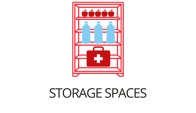 Storage spaces